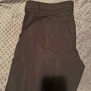 Weatherproof Vintage Mens Tech Pants 36X30 dark grey Performance Stretch Pockets